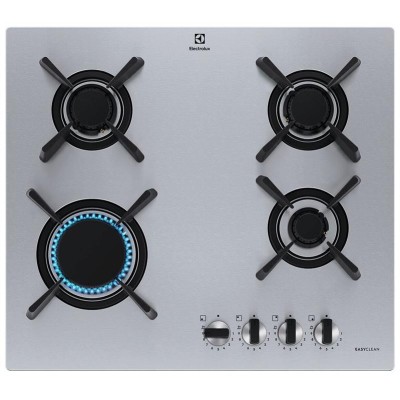 Варильна поверхня Electrolux газова, 60см, чавун, нерж (KGU643723Z)