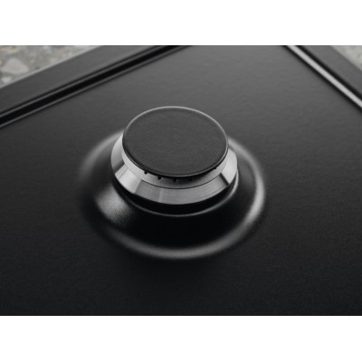 Варильна поверхня Electrolux газова, 60см, чавун, чорний матовий (KGS6436RK)