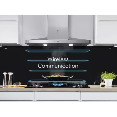 Варильна поверхня Electrolux індукційна, 60см, Hob2Hood, чорний (EIT60443X)