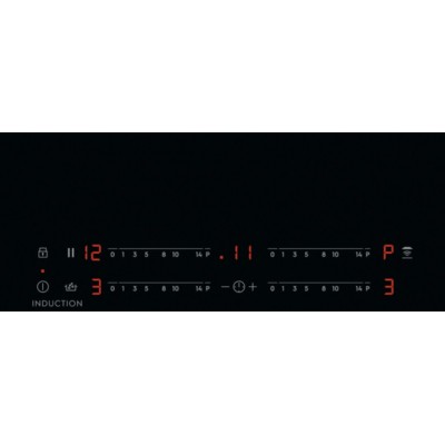 Варильна поверхня Electrolux індукційна, 60см, датчик кипіння, Hob2Hood, чорний (EIS62443)