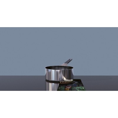 Варильна поверхня Electrolux індукційна, 60см, розширена зона, датчик кипіння, датчик смаження, сенсорний дисплей, Hob2Hood, чор