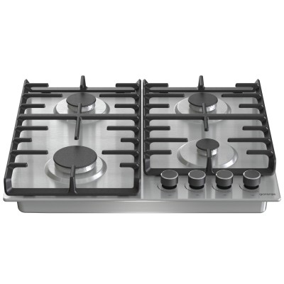 Варильна поверхня Gorenje газова, 60см, чавун, нерж (G642ABX)