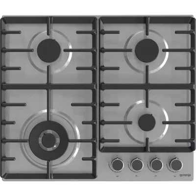 Варильна поверхня Gorenje газова, 60см, чавун, нерж (GW642ABX)