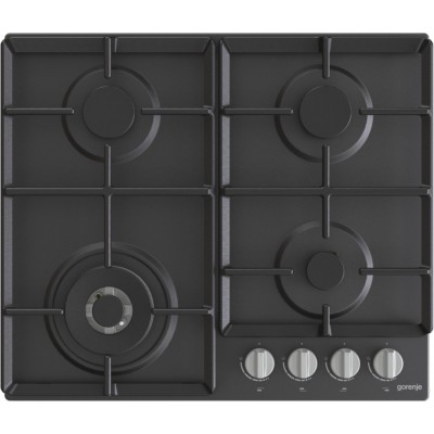 Варильна поверхня Gorenje газова, 60см, чавун, чорний (GW641EXB)