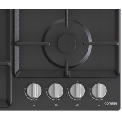 Варильна поверхня Gorenje газова, 60см, чавун, чорний (GW641EXB)