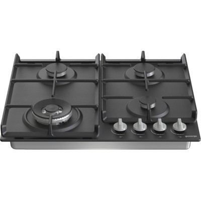 Варильна поверхня Gorenje газова, 60см, чавун, чорний (GW641EXB)
