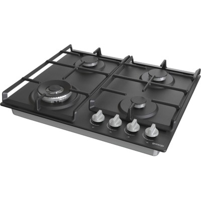 Варильна поверхня Gorenje газова, 60см, чавун, чорний (GW641EXB)