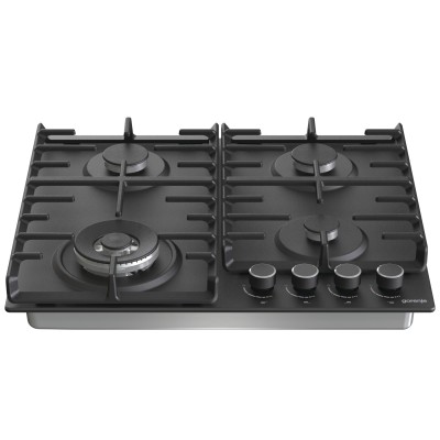 Варильна поверхня Gorenje газова, 60см, чавун, чорний (GW642AB)