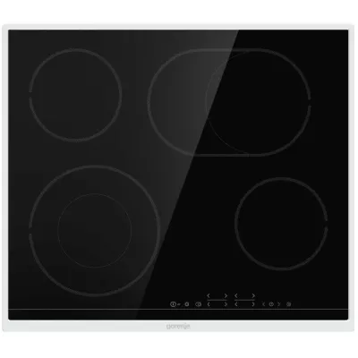 Варильна поверхня Gorenje електрична, 60см, розширена зона, чорний (ECT643BX)