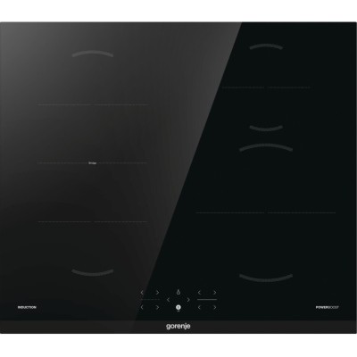 Варильна поверхня Gorenje індукційна, 60см, Bridge, TouchControl, чорний (GI6421BC)