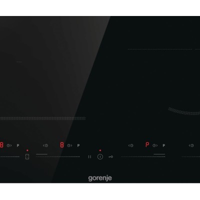 Варильна поверхня Gorenje індукційна, 60см, PowerBoost, TouchControl, збільшена площа приготування, чорний (GI6432BSCE)