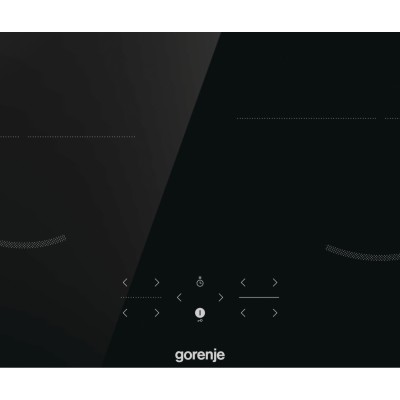 Варильна поверхня Gorenje індукційна, 60см, PowerBoost, TouchControl, поєднання конфорок, чорний (GI6421BSC)
