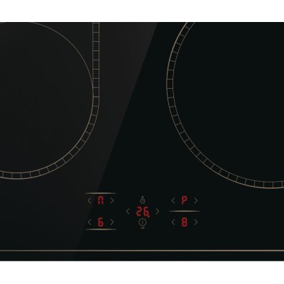 Варильна поверхня Gorenje індукційна, 60см, PowerBoost, TouchControl, поєднання конфорок, чорний (GI6421CLBSC)