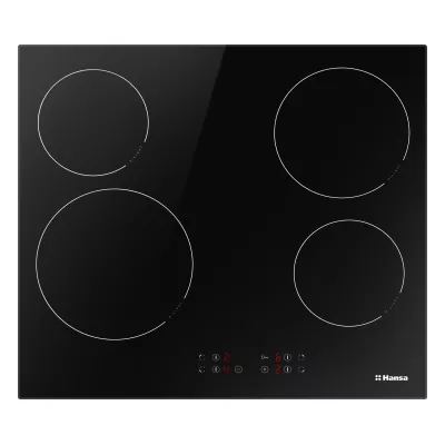 Варильна поверхня Hansa електрична, 59,2см, чорний (BHC63366)