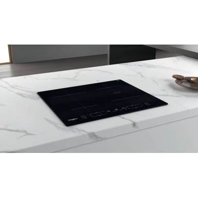 Варильна поверхня Whirlpool індукційна, 60см, розширена зона, чорний (WBB8360NE)