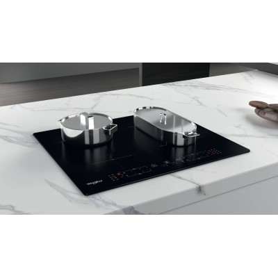 Варильна поверхня Whirlpool індукційна, 60см, розширена зона, чорний (WBB8360NE)