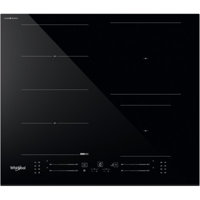 Варильна поверхня Whirlpool індукційна, 60см, розширена зона, чорний (WFS5060CPBF)