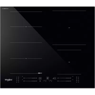 Варильна поверхня Whirlpool індукційна, 60см, розширена зона, чорний (WFS5060CPBF)