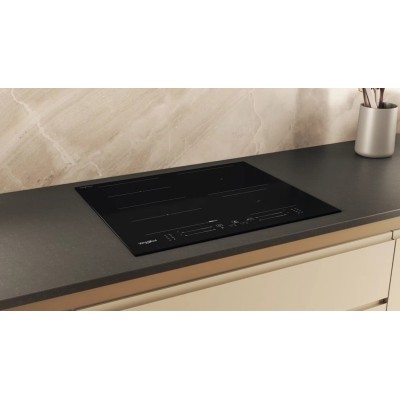 Варильна поверхня Whirlpool індукційна, 60см, розширена зона, чорний (WFS5060CPBF)