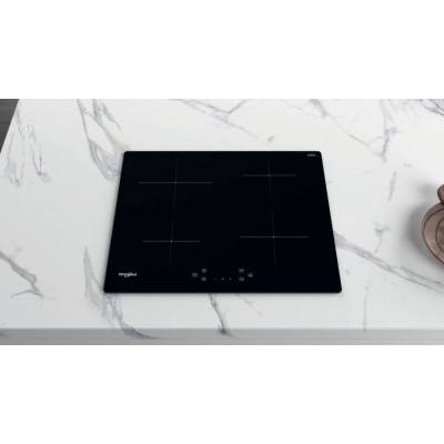 Варильна поверхня Whirlpool індукційна, 60см, чорний (WSQ4860NE)