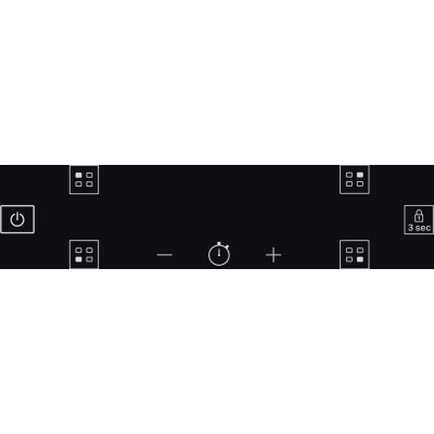 Варильна поверхня Whirlpool індукційна, 60см, чорний (WSQ4860NE)