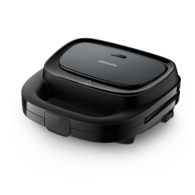 Вафельниця Philips Series 3000 750Вт, антипригарне покриття, корпус-пластик, чорний (HD2332/90)