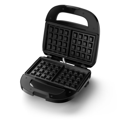 Вафельниця Philips Series 3000 750Вт, антипригарне покриття, корпус-пластик, чорний (HD2332/90)