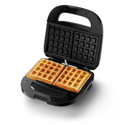Вафельниця Philips Series 3000 750Вт, антипригарне покриття, корпус-пластик, чорний (HD2332/90)