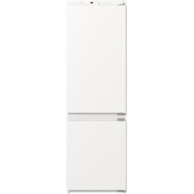 Вбуд. холодильник з мороз. камерою Gorenje, 177х55х54см, 2 двері, 180(68)л, А+, NF+, Зона св-ті, Внутр. Диспл, Білий (NRKI418EE1