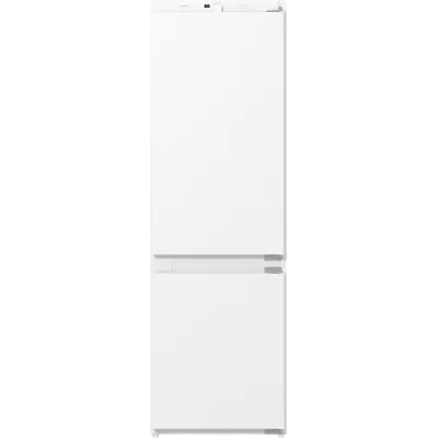 Вбуд. холодильник з мороз. камерою Gorenje, 177х55х54см, 2 двері, 180(68)л, А+, NF+, Зона св-ті, Внутр. Диспл, Білий (NRKI418EE1