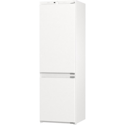 Вбуд. холодильник з мороз. камерою Gorenje, 177х55х54см, 2 двері, 180(68)л, А+, NF+, Зона св-ті, Внутр. Диспл, Білий (NRKI418EE1