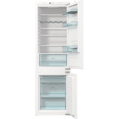 Вбуд. холодильник з мороз. камерою Gorenje, 177х55х54см, 2 двері, 180(68)л, А+, NF+, Зона св-ті, Внутр. Диспл, Білий (NRKI418EE1