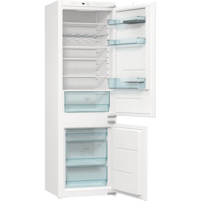 Вбуд. холодильник з мороз. камерою Gorenje, 177х55х54см, 2 двері, 180(68)л, А+, NF+, Зона св-ті, Внутр. Диспл, Білий (NRKI418EE1