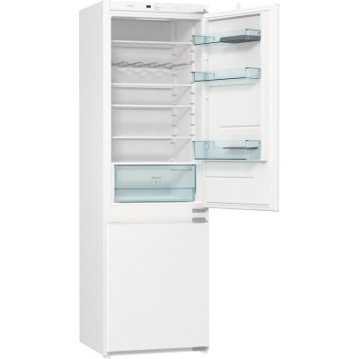 Вбуд. холодильник з мороз. камерою Gorenje, 177х55х54см, 2 двері, 180(68)л, А+, NF+, Зона св-ті, Внутр. Диспл, Білий (NRKI418EE1