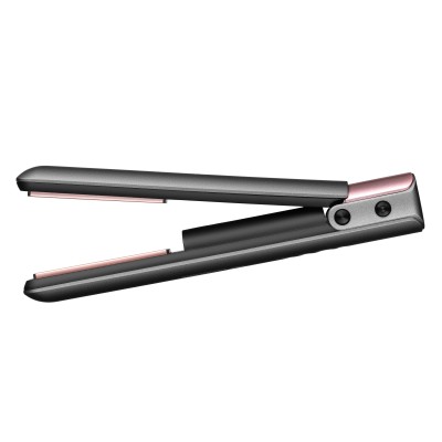 Випрямляч Ardesto Pink Touch, 50Вт, 160-200C, акумуляторний, кераміка, USB-C > USB-A, сірий+рожевий (HS-R300PT)