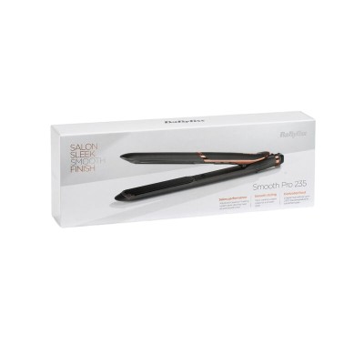 Випрямляч Babyliss Smoth Pro, темп.режимів-6, 140-235°C, термо килимок, іонізація, кераміка, чорний (ST394E)