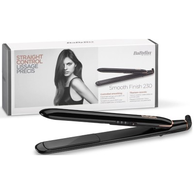 Випрямляч Babyliss, 41Вт, темп.режимів-3, 180-230С, кераміка, чорний (ST250E)