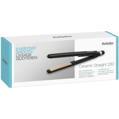 Випрямляч Babyliss, темп.режимів-2, 200-230С, кераміка, турмалін , чорний (ST089E)