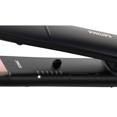 Випрямляч Philips Series 3000, 1000Вт, темп.режимів-3, 160-230С, іонізація, кераміка, чорний (BHS378/00)