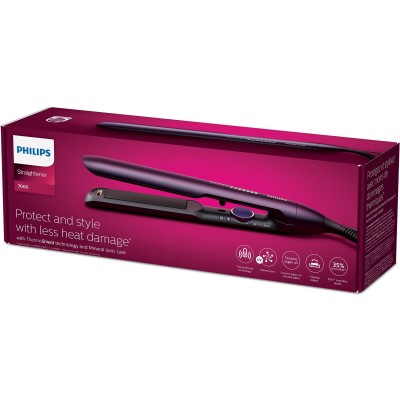 Випрямляч Philips Series 7000, 240Вт, 12-230С, кераміка, турмалін, фіолетовий металік (BHS752/00)