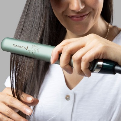 Випрямляч Remington Botanicals, >300Вт, темп.режимів-10, 150-230С, дисплей, кераміка, сіро-зелений (S5860)