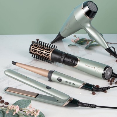 Випрямляч Remington Botanicals, >300Вт, темп.режимів-10, 150-230С, дисплей, кераміка, сіро-зелений (S5860)