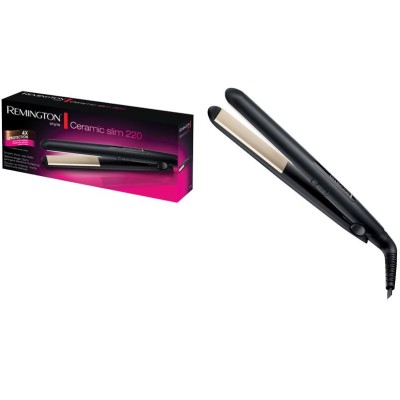 Випрямляч Remington Ceramic Slim 220, 300Вт, темп. режимів-2, 180-220С, кераміка, чорний (S1510)