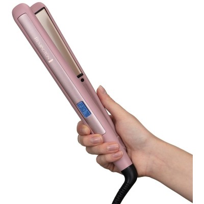 Випрямляч Remington Coconut Smooth, 47Вт, темп.режимів-9, 150-230С, дисплей, кераміка, рожевий (S5901)