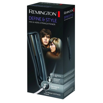 Випрямляч Remington Define&Style, 300Вт, 200С, кераміка, чорний (S2880)