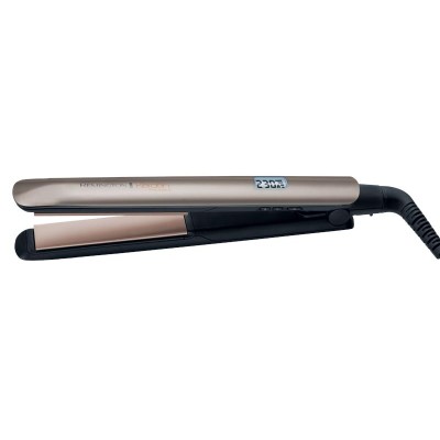 Випрямляч Remington Keratin Protect, 50Вт, темп.режимів-9, 150-230С, дисплей, кераміка, сріблястий (S8540)