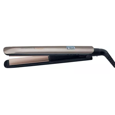 Випрямляч Remington Keratin Protect, 50Вт, темп.режимів-9, 150-230С, дисплей, кераміка, сріблястий (S8540)