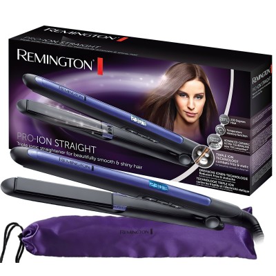 Випрямляч Remington Pro Ion, 150-230С, кераміка, турмалін , чорний (S7710)