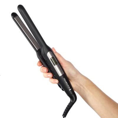 Випрямляч Remington PRO-Ceramic Extra Slim, темп.режимов-9, 150-230С, чохол, дісплей, кераміка, чорний (S5515)