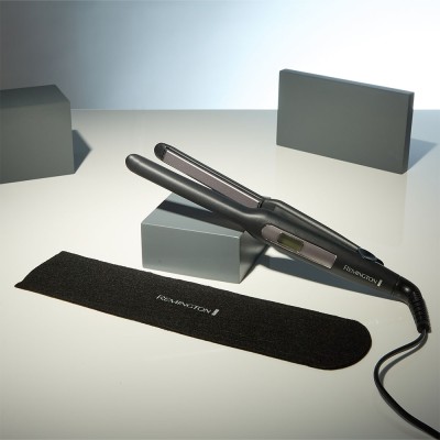 Випрямляч Remington PRO-Ceramic Extra Slim, темп.режимов-9, 150-230С, чохол, дісплей, кераміка, чорний (S5515)